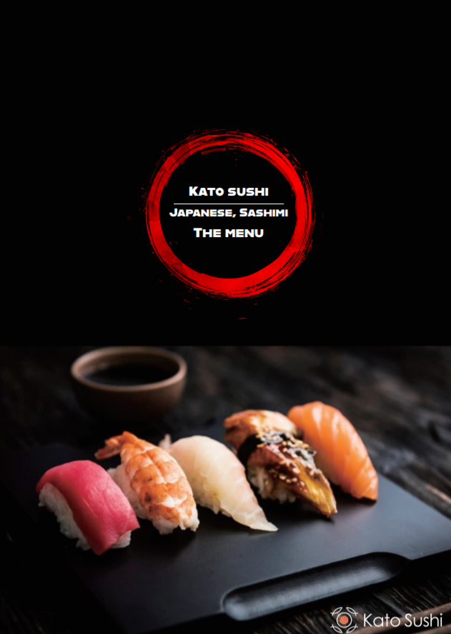 Menu Kato Sushi Menu Kato Sushi